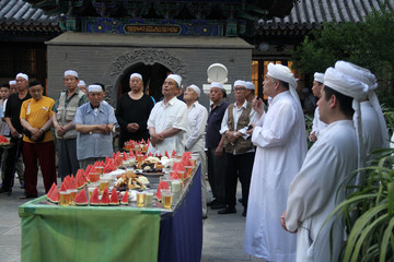افطار در مساجد پکن‎