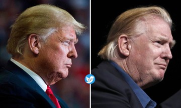 عکس | رونمایی از تیپ جدید ترامپ