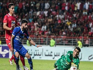بازی تیم پرسپولیس با تیم داماش در اهواز