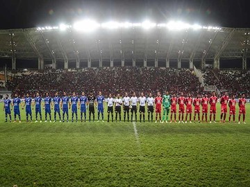 بازی تیم پرسپولیس با تیم داماش در اهواز