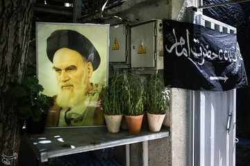 تخت بستری امام خمینی(ره) در بیمارستان قلب جماران