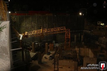 سقوط تاورکرین در پروژه ساختمانی