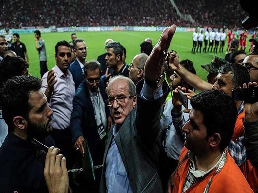 حاشیه بازی تیم پرسپولیس با تیم داماش در اهواز