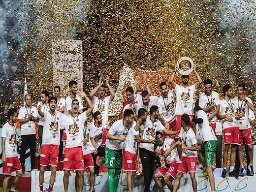 بازی تیم پرسپولیس با تیم داماش در اهواز