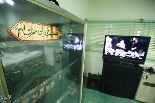 تخت بستری امام خمینی(ره) در بیمارستان قلب جماران