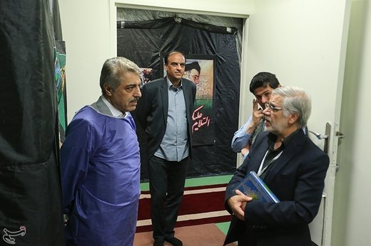 تخت بستری امام خمینی(ره) در بیمارستان قلب جماران
