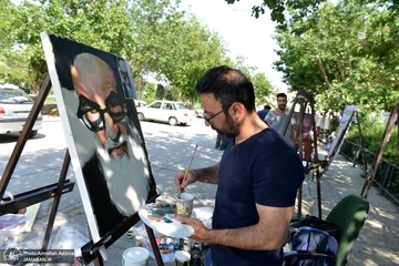 کارگاه تصویرگری با موضوع امام خمینی(ره)