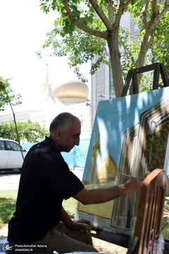 کارگاه تصویرگری با موضوع امام خمینی(ره)
