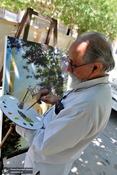 کارگاه تصویرگری با موضوع امام خمینی(ره)