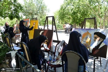 کارگاه تصویرگری با موضوع امام خمینی(ره)