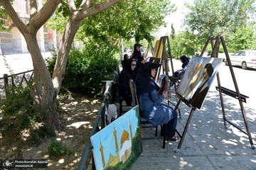 کارگاه تصویرگری با موضوع امام خمینی(ره)
