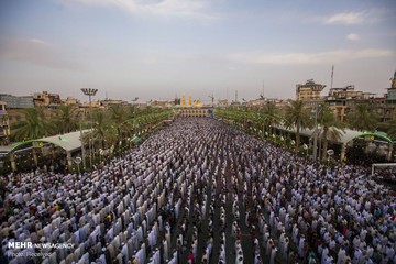 اقامه نماز عید سعید فطر در بین‌الحرمین