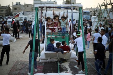 جشن عید فطر در شهر امان اردن