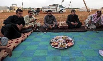 پناهندگان سوری در حومه شهر ادلب