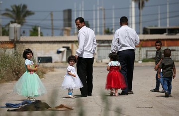 کودکان پناهنده سوری در شهر صیدا لبنان 