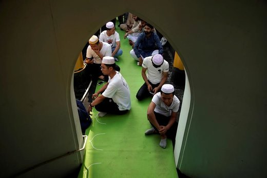 جشن عید فطر در شهر شانگهای چین