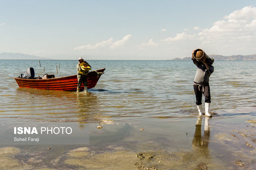 محیط‌بانان پارک ملی دریاچه ارومیه