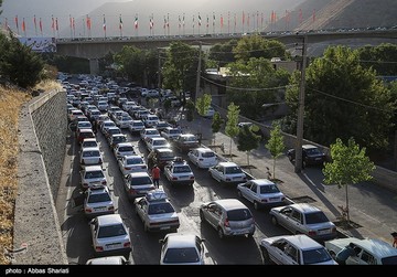 اولین روز بعد از تعطیلات، ترافیک جاده چالوس و هراز هم‌چنان سنگین