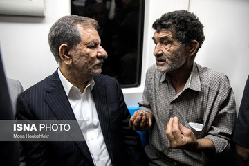 بازدید معاون اول رئیس‌جمهور از کارخانه واگن‌سازی تهران
