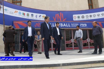 بازدید استاندار آذربایجان‌غربی از آخرین مراحل آماده سازی سالن غدیر ارومیه