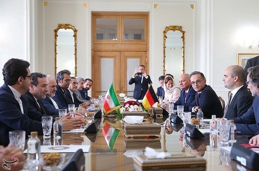 دیدار وزیر امور خارجه آلمان با ظریف