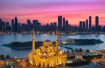 عکس | مسجد النور شارجه در عکس روز نشنال جئوگرافیک