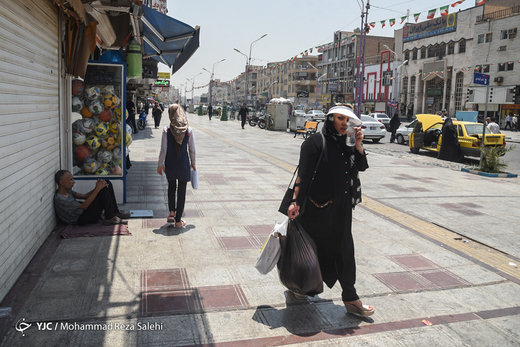 گرمای طاقت‌فرسا در اهواز