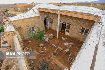 خسارت سیل در بخش کوهپایه شرق اصفهان