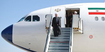 Rouhani arrives in Tajikistan
