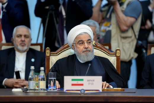 حضور روحانی در نوزدهمین اجلاس سازمان همکاری شانگهای