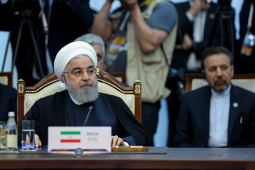حضور روحانی در نوزدهمین اجلاس سازمان همکاری شانگهای