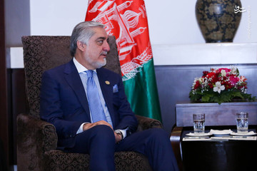 دیدار رئیس‌جمهور با عبدالله عبدالله، رئیس اجرایی دولت افغانستان
