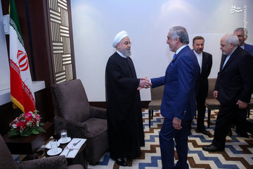 دیدار رئیس‌جمهور با عبدالله عبدالله، رئیس اجرایی دولت افغانستان
