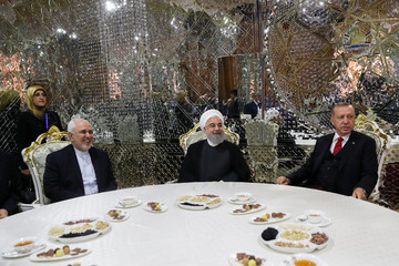 دیدار روسای جمهور ایران و ترکیه در تاجیکستان