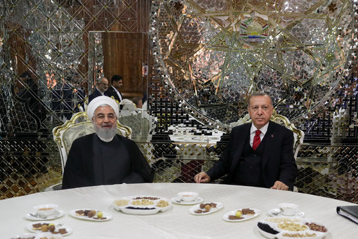 دیدار روسای جمهور ایران و ترکیه در تاجیکستان