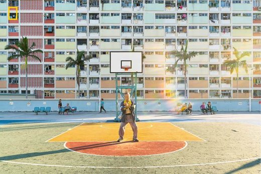 پارک عمومی در هنگ‌کنگ، برنده دوم مسابقه عکاسی نشنال جئوگرافیک ۲۰۱۹ در بخش مردم