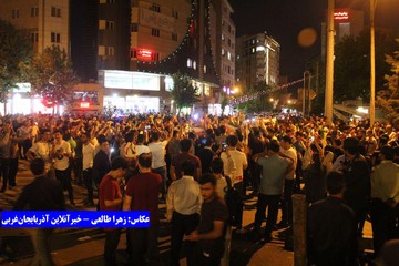 شادی هواداران بعد از برد برابر لهستان