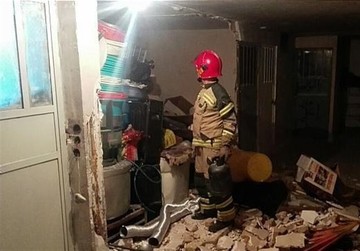 انفجار شدید در تهران بر اثر نشت سیلندر گاز/ تصاویر