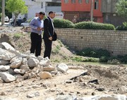 بازدید شهردار خرم آباد از طرح دیوار ساحلی خضر/ اختصاص حقوق پرسنل به ساخت پروژه