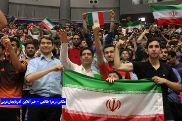 تصاویر | دیدار ایران و روسیه در لیگ ملت‌های والیبال