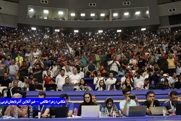 تصاویر | دیدار ایران و روسیه در لیگ ملت‌های والیبال