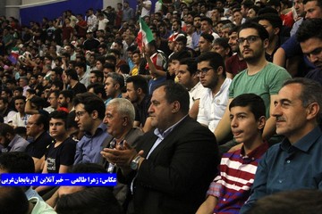 تصاویر | دیدار ایران و روسیه در لیگ ملت‌های والیبال