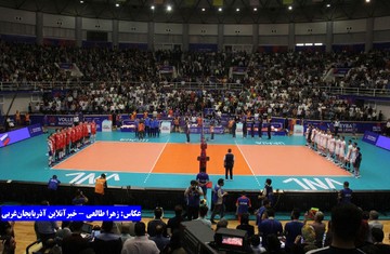 تصاویر | دیدار ایران و روسیه در لیگ ملت‌های والیبال
