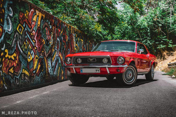 عکس | دلبری فورد موستانگ کوپه در خیابان‌های تهران