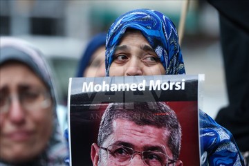 سوگواری هواداران محمد مرسی در نیویورک