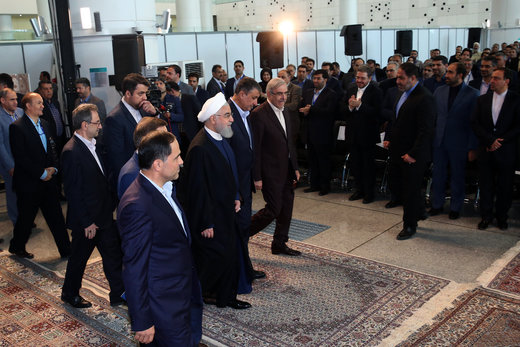افتتاح ترمینال گالری سلام در فروگاه امام خمینی(ره) با حضور رئیس‌جمهور