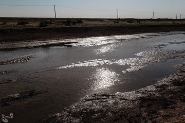 کاهش شدید آب رودخانه کرخه نور در هویزه