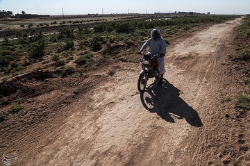 کاهش شدید آب رودخانه کرخه نور در هویزه