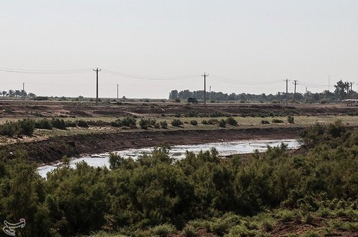 کاهش شدید آب رودخانه کرخه نور در هویزه