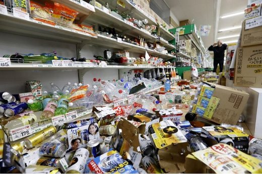 خسارات زلزله ۶.۸ ریشتری در ژاپن